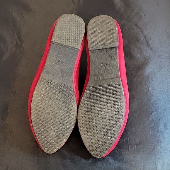 BLXNLX HARD SUEDE MATERIAL ROUND TOE SLIP-ON WOMEN"S FLAT SHOE - Picture 8 of 13